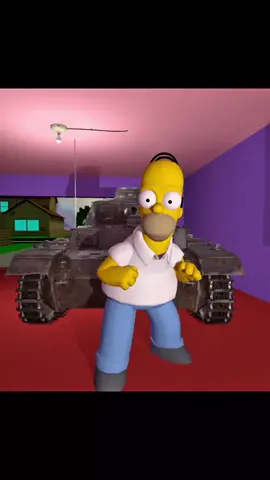 Bart steals a tank 💀 #voiceover #voiceacting #thesimpsons #memes 