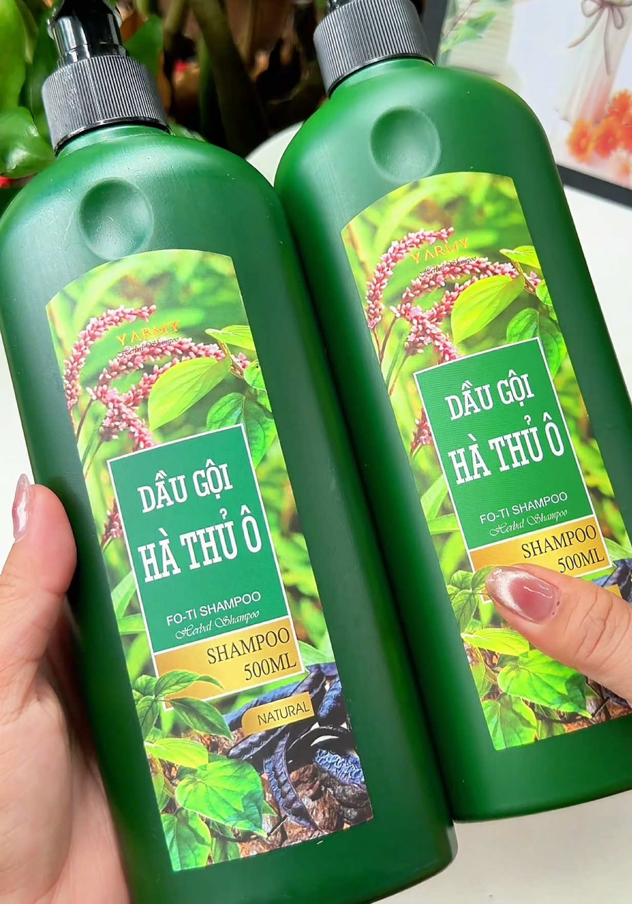 Dầu gội Hà Thủ Ô 500ML #mcare #daugoihathuo #daugoimoctoc #giadungzyhome #xuhuong 