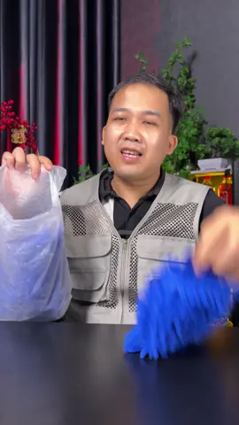 Găng Tay Rửa Ô Tô Xe Máy, Bao 