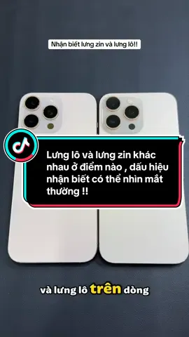 Phân biệt lưng zin và lưng lô chả 16promax . Hãy xem lại cây máy của mình là lưng zin hay lưng lô ae nhé .  #xuhuong #LearnOnTikTok #16promax #chiasekinhnghiem 