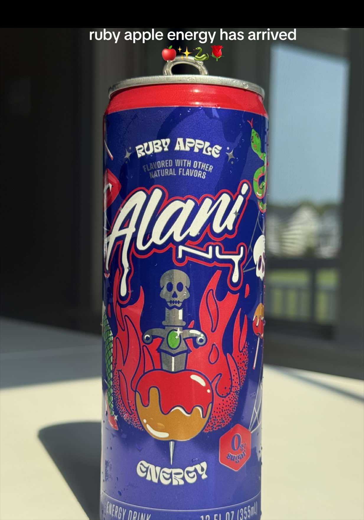 MEET RUBY APPLE ENERGY 🍎🌟🌹 A darker, sweeter twist on caramel apple, blending luscious red apple with rich caramel. Find Ruby Apple in our Potion Pack, dropping Wednesday 8.12 at 12PM ET on our site! 🍎🪄✨ #alani #newalani #rubyapple #fall #redapple