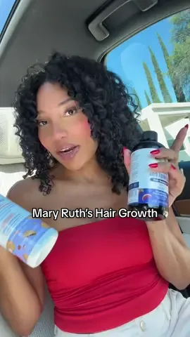 It really works! You just have to be consistent and patient! @MaryRuth's #maryruths #hairgrowth #hairloss #longhair 
