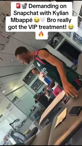🚨📽️ Demanding on Snapchat with Kylian Mbappé 😂🤍 Bro really got the VIP treatment! 😭🔥 #Mbappe #KylianMbappe #RealMadrid #Football #Soccer  