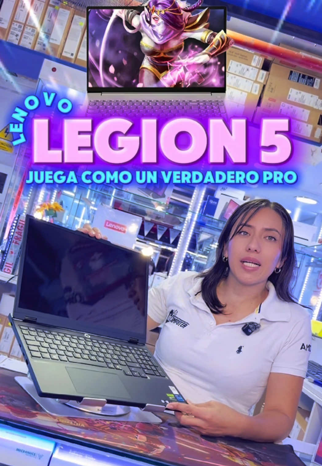 🔥 Potencia para todo lo que necesitas.Lenovo Legion 5: tu laptop ideal. 💻 🛒 ¡Consíguela en Rois Computer!  #lenovojustbeyou #laptop #laptopgaming #roiscomputer #techtok 