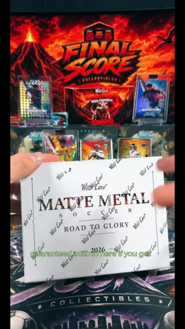 Wild Card Matte Metal Soccer Road to Glory 2026