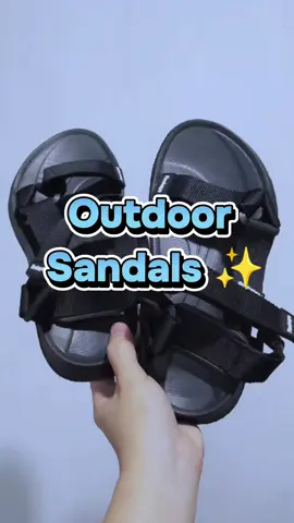 Unisex outdoor sandals any size available 😍 #unisexsandals #reshape #sandals #outdoorsandals #blacksandals 