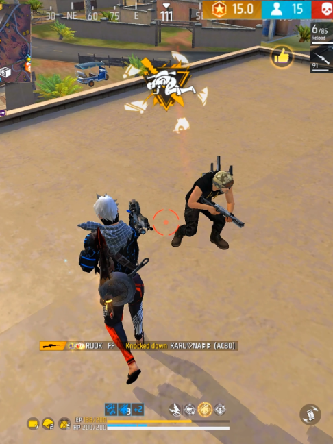 Intense Fight 🔥 #FreeFire #bunny444 #fyp #foryoupagee