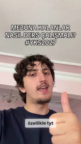 MEZUNA KALANLAR NASIL DERS ÇALIŞMALI? #YKS2027
