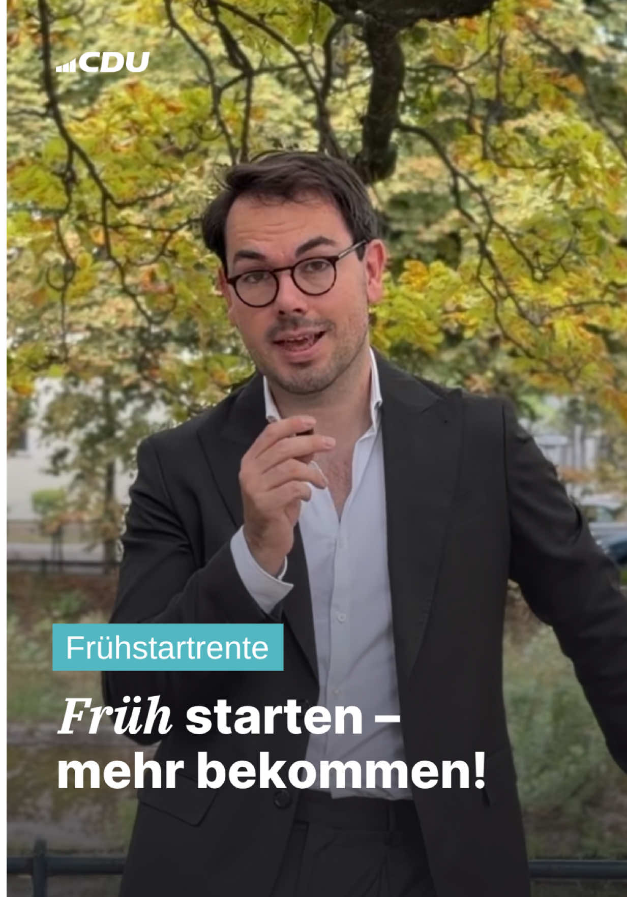 Wir schaffen eine neue Chance für die private Altersabsicherung: Mit der Frühstartrente können jetzt auch Kinder schon anfangen, effektiv für ihre Zukunft zu sorgen. Unterstützt wird das Ganze mit 10 Euro monatlich. 