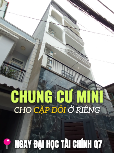 Ngay kế Đại học Tài Chính Marketing mọc lên căn studio thiết kế Gen Z cực xinh luôn ở 1 mình hay ở cặp thì hết bài rồiiii #chungcumini #canhominiquan7 #timphongquan7 #reviewphong #phongdepquan7