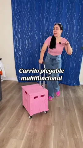 Carrito plegable para compras, ligero, fuerte y fácil de manejar. #carritoplegable #foldingcart #foldingwagon #carritomultifuncional 