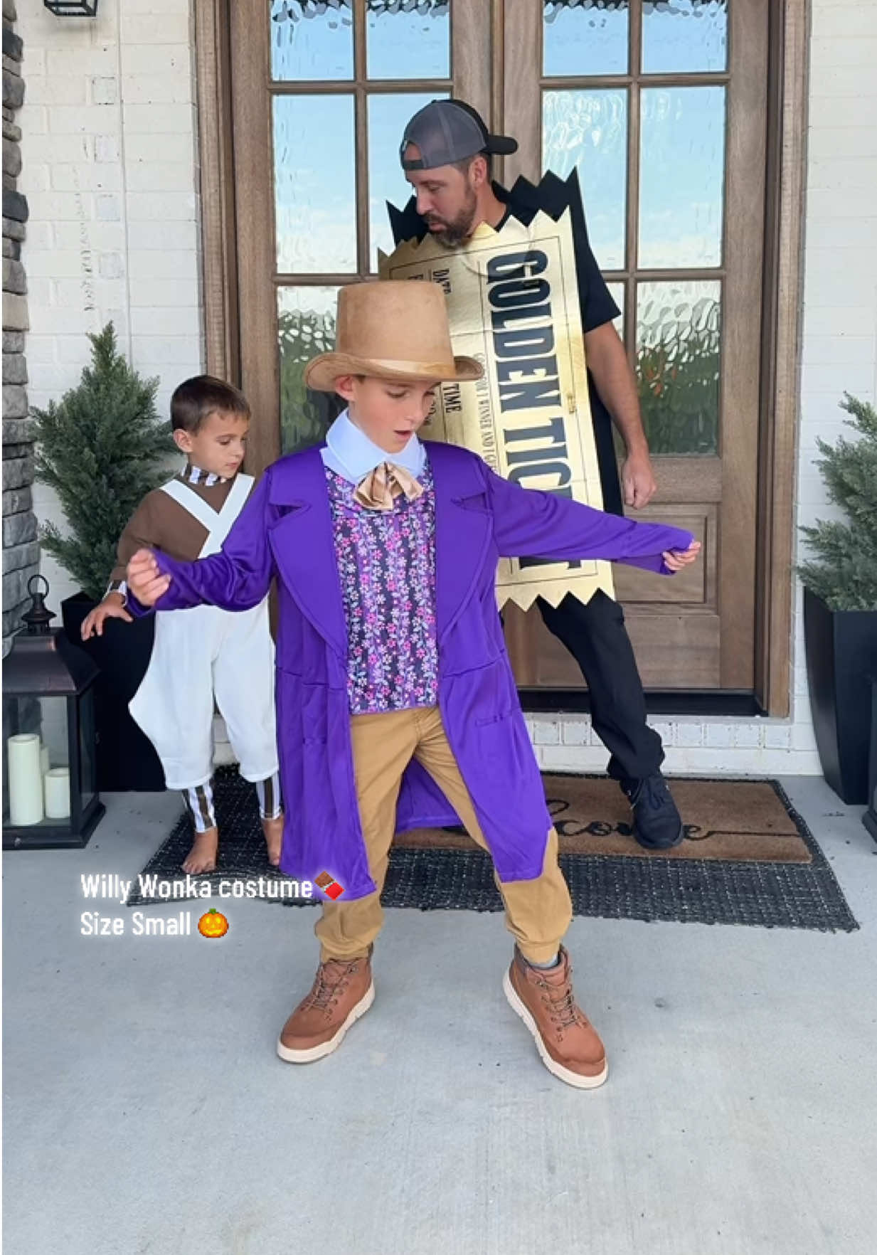 Willy Wonka Child costume #childcostume #halloweencostume #willywonka #willywonkaandthechocolatefactory #halloween 