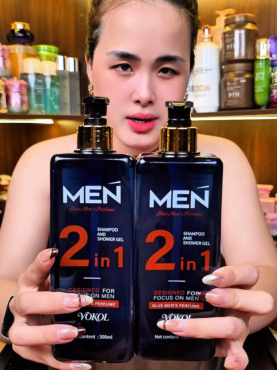 Sữa tắm gội Nam cao cấp 2 trong 1 VOKOL #lansusam 