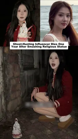 Ghost-Hunting Influencer Dies One Year After Smashing Religious Statue #news #foryou #usa #ghost #fyp