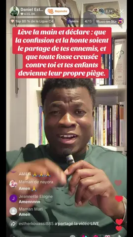 #Danielestache #Abidjan #Prière #CombatSpirituel #Jésus @Daniel Estache 