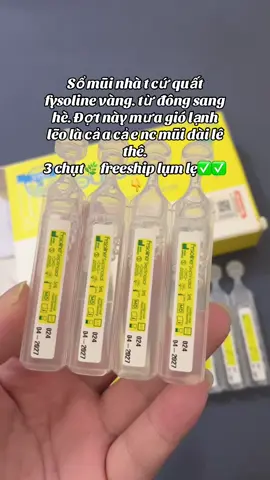 Fysoline Vàng là một dạng nước muối sinh lý kháng viêm nhẹ, an toàn, dùng để rửa và hỗ trợ cải thiện các triệu chứng nghẹt mũi, sổ mũi, viêm mũi, đặc biệt phù hợp với trẻ nhỏ và người có niêm mạc mũi nhạy cảm #xh #xuhuong #fysolinevang 