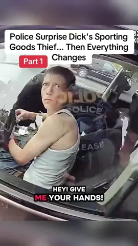 Police Surprise Dick's Sporting Goods Thief... Then Everything Changes#cops #bodycam #police #viralvideo #fyp 