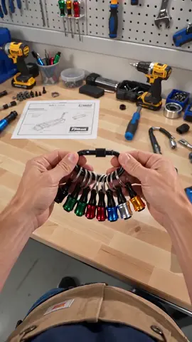 Keep your work tools organized with the 12Pcs Practical 1/4-Inch Hex Shank Bit Holder Keychain. Each individual piece is lightweight at just 0.3 oz and features a ball bearing design. This set includes a black quick-release snap hook drill adapter and serves as a functional screwdriver bit clip. These are designed as construction work tools and make a practical EDC gift for electricians. Tap to shop and add these to your gear. #constructiontools #bitorganizer #electriciantools #tiktokmademebuyit #Moras