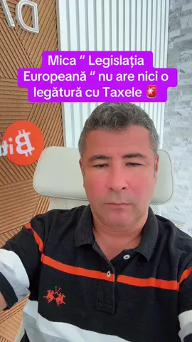 Mica “ Legislația Europeană “ nu are nici o legătură cu Taxele 🚨 #fyp #mihaidaniel #crypto #bani 