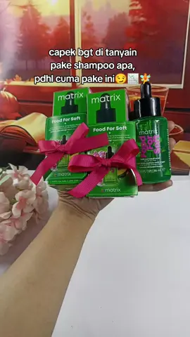 wanginya wangiiiiii bgt!! #matrix #hairoil #vitaminrambut 