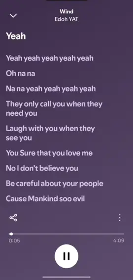 𝐏𝐎𝐒𝐓 𝐈𝐕|| Edoh yat - Wind Full lyrics #lyrics #edohyatwind #lyricssong 