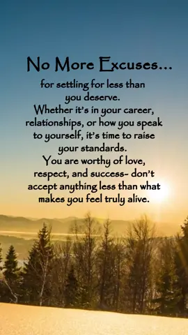 You don’t have to settle for what drains you, diminishes you, or makes you question your worth. Whether it’s in your relationships, your work, or the way you speak to yourself, you’re allowed to choose differently. Raise your standards, honor your needs, and remember that you deserve love, respect, and a life that feels meaningful. If this resonated with you, please share it with someone who may need this reminder today. #KnowYourWorth #RaiseYourStandards #SelfWorth #MindsetShift #DailyEncouragement know your worth, raise your standards, self-worth, healthy relationships, career confidence, self-respect, personal growth, positive mindset, setting boundaries, motivational social media post