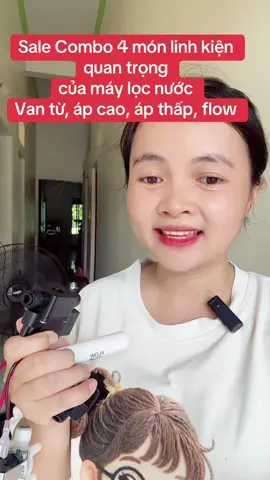 Sale Combo 4 món linh kiện quan trọng của máy lọc nước Van từ, áp cao, áp thấp, flow