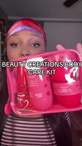 Beauty Creations mini body care kit🍓🎀#beautycreations #bodycare #TikTokshopbacktoschool #tiktokshopcreatorpicks 