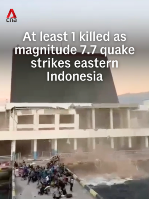 A powerful 7.7-magnitude earthquake struck off Flores island in eastern Indonesia on Saturday (Aug 15), killing at least one person and injuring others. The quake damaged buildings and prompted thousands to evacuate. Authorities initially issued a tsunami warning, which was later lifted. Several strong aftershocks were also recorded, including one with a magnitude of 6.1. #indonesia #indonesianews #earthquake