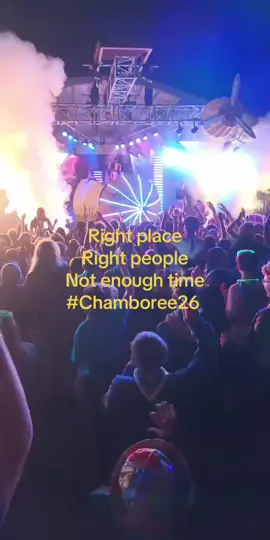 There is nothing quite like a Chamboree party  Thanks to @CHAMBOREE X for the entertainment so far  #Chamboree26 #Scouts #Girlguides #summermemories #volunteering 