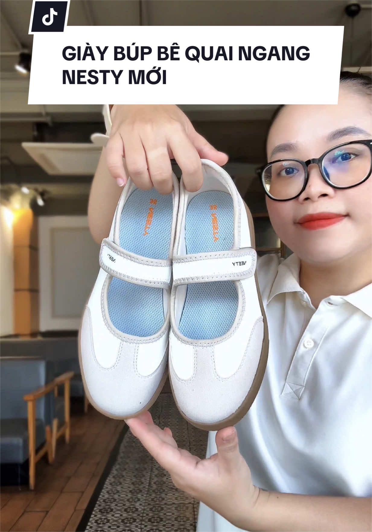 [NE911 GIÀY BÚP BÊ QUAI NGANG NESTY, GIÀY MARY JANE THỂ THAO NĂNG ĐỘNG, THỜI TRANG #giaynesty #nesty #giaybupbe #review