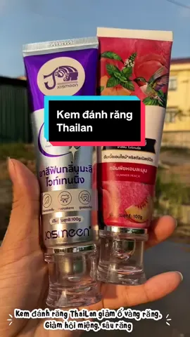 Kem đánh răng Thai Lan hỗ trợ trắng răng,giảm hôi miệng,sâu răng  #xh #kemdanhrang #kemdanhrangthailan #xuhuong #rang 