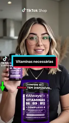 Complexo B para o seu dia a dia! #ComplexoB #VitaminasDoComplexoB #Suplementacao #TikTokShopBrasil #AchadinhosTikTok @Achados da Paty 