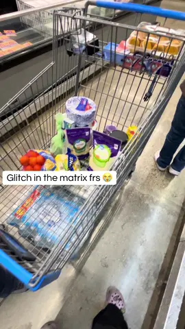 I was freaking out so bad before this video bc what are the chances of the cart being alone with the same items as our cart and we were there for a while and no one came to claim it 😭 #walmart #glitchinthematrix #glitchesinreallife #mimicspirit 