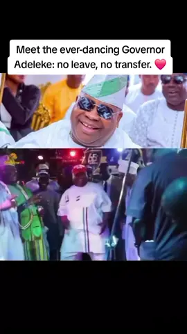 Meet the ever-dancing Governor Adeleke: no leave, no transfer. ❤️ #OsunDecides2026 #OsunElection #NewsUpdate #Adeleke