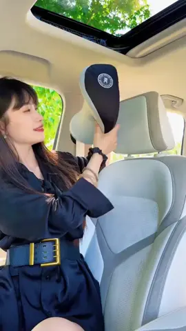 #車用ヘッドレスト腰枕セット メモリーコットン 車用ピロー ネ
