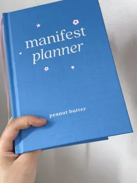 หนังสือmanifest planner @พีนัทบัตเตอร์ 