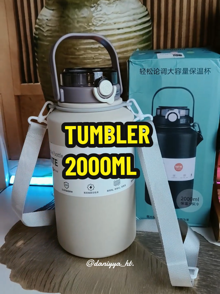 #tumbler  #tumbler2000ml  #tumblertahansejukpanas 