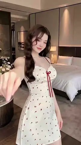 Mình thấy chiếc váy ngủ 2 dây này khá xinh. Cùng tham khảo nha các chị em.#thoitrangnu #xuhuong #xuhuongtiktok #viralvideo #outfit 
