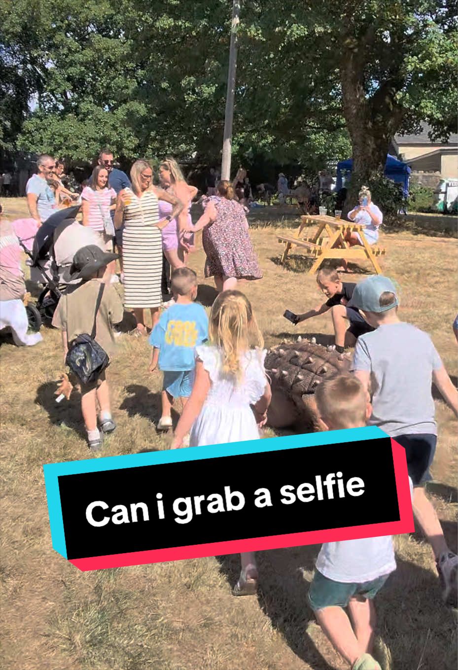 There was one kid following us for ages trying to get a selfie. Did he get it? See if you can spot him!