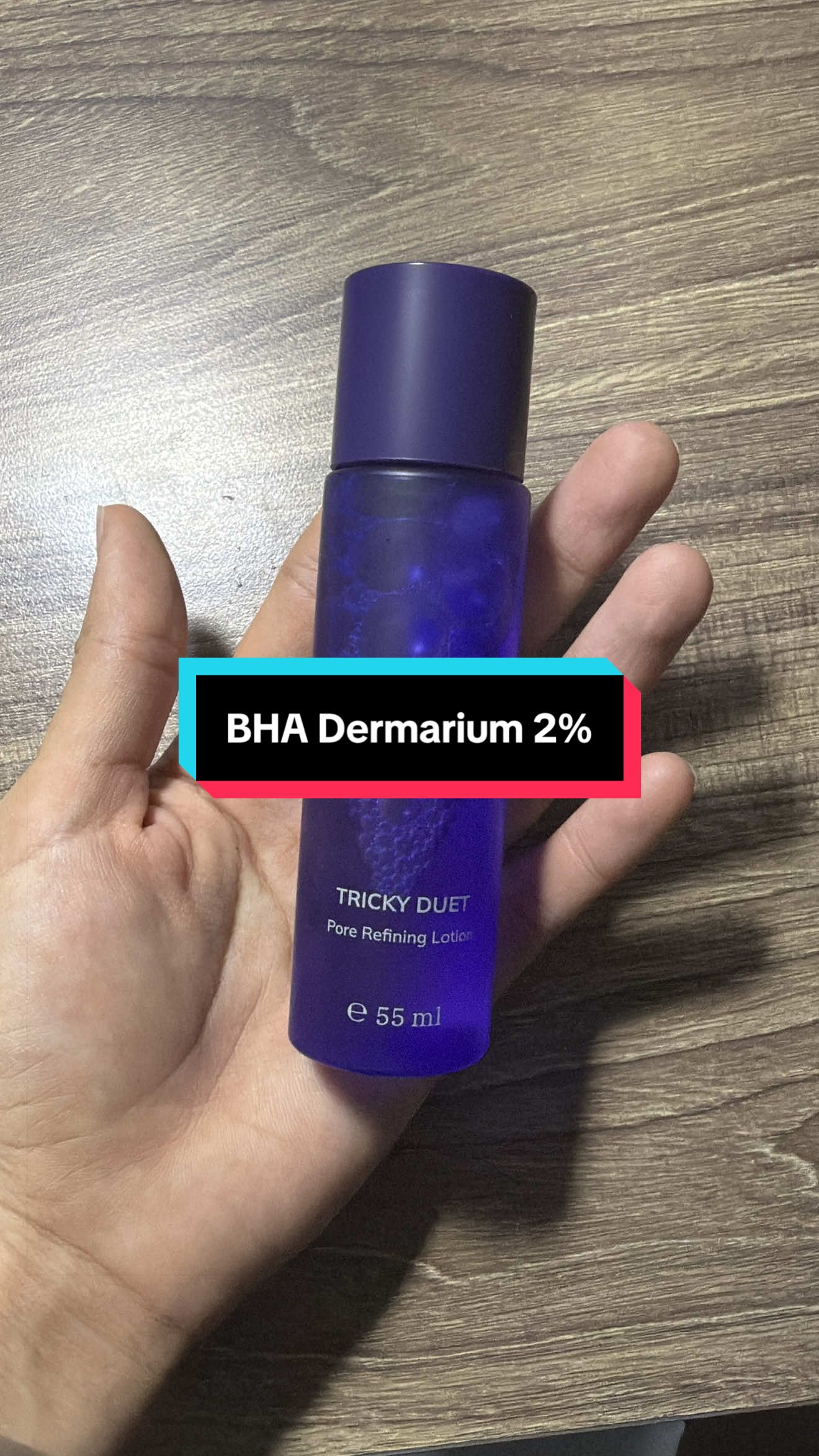 BHA hỗ trợ làm sạch lỗ chân lông và sợi bã nhờn#canho #skincare #lochanlongto #dermarium #trendingtiktok 