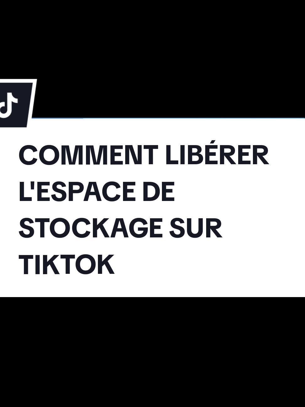 Comment libérer l'espace de stockage sur Tiktok #stockage #memoire #tiktok_memoire 