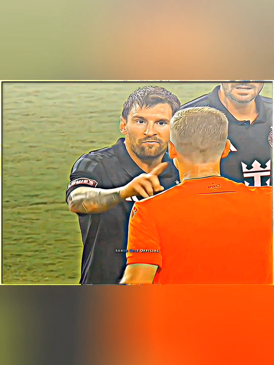 রেফারি'র সামনে এভাবে আঙ্গুল তুলে কথা বলার ক্ষমতা বস মেসি রাখে 🔥💀 #sakibeditofficial #mdsakibsarder31 #fyp #messi #messi_king 