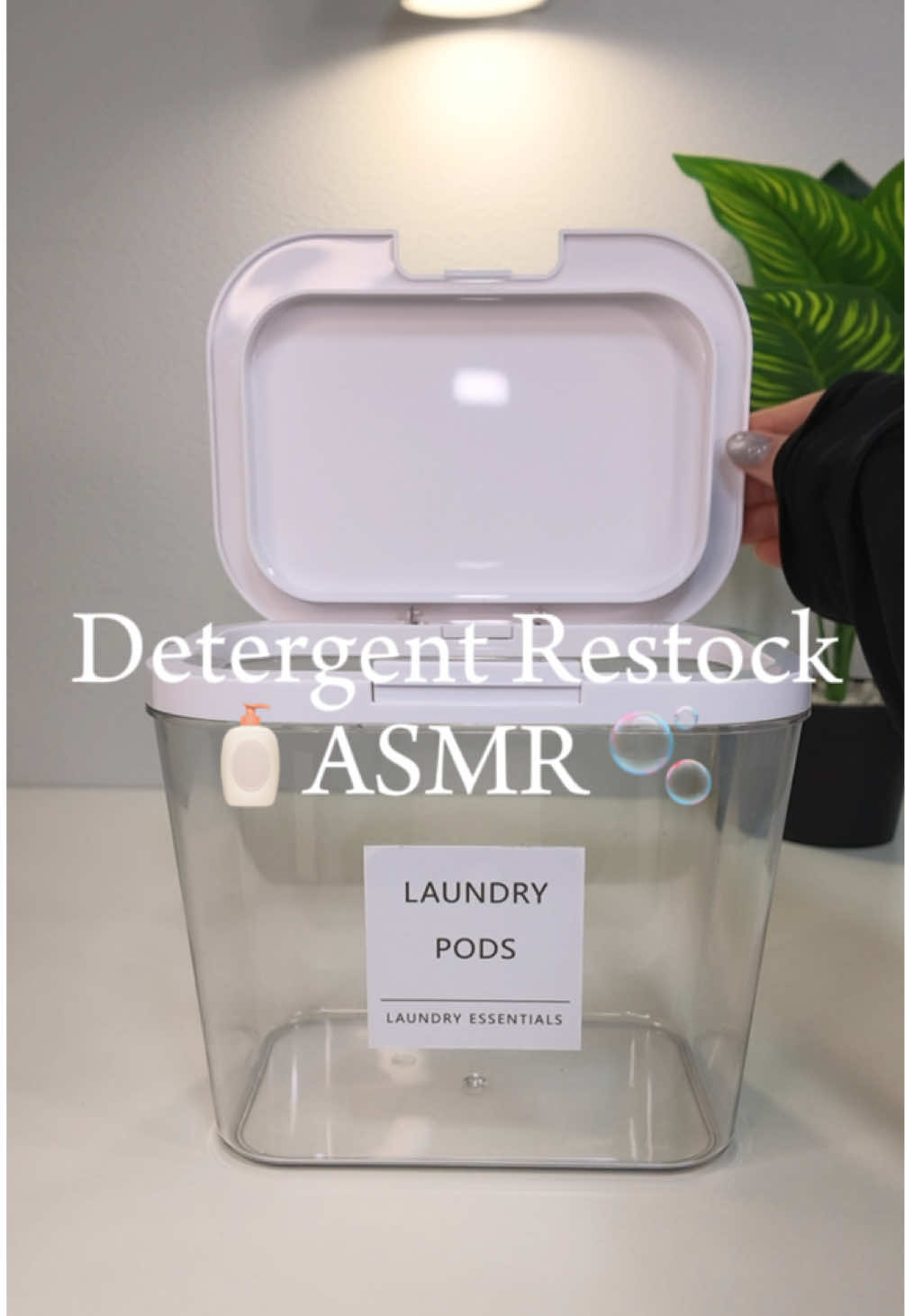 Detergent Restock ASMR😚✨ ジェルボールと柔軟剤の組み合わせ、神レベルに良い匂いになってネ申 ᴖ ᴈ ᴖ💘 #fyp #asmr #refill #生活音 #restock 