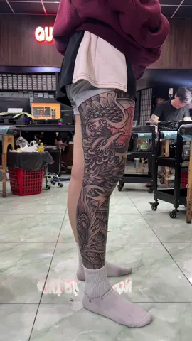 Phượng tỉa 5.đ hoàn thiện cho em khách nha anh em #tattoo #tattoos #dantattoo #quyrapsaigon #xamhinhnghethuat 