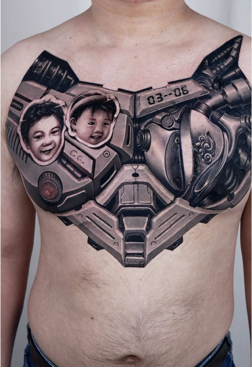 student Qing‘s work，In progress #freehand #tattoo 