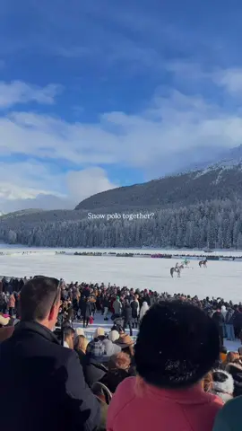 Snow Polo together? ❄️🐎 Some experiences are simply better when shared. Bring your partner. Your family. Your closest friends. Or the group chat that finally deserves to become reality. From January 22–24, 2027, the Snow Polo World Cup St. Moritz returns to the frozen Lake St. Moritz, where world-class polo meets breathtaking alpine scenery, exceptional hospitality, vibrant entertainment and unforgettable moments. Whether you're cheering from the grandstand, enjoying champagne in the VIP Lounge or exploring the lively Public Area, there's a place for everyone to experience the magic of Snow Polo. The 2026 edition sold out completely, so don't leave your plans until the last minute. Choose your tickets, gather your favourite people, and make winter memories together. 📍 St. Moritz, Switzerland 📅 January 22–24, 2027