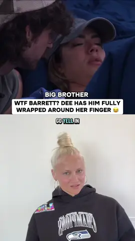Cringe. Barrett, ZERO CHANCE MY FRIEND. But for Dee… whatever strategy works! 😂🤯 #bb28 #bigbrother #cbsbigbrother 