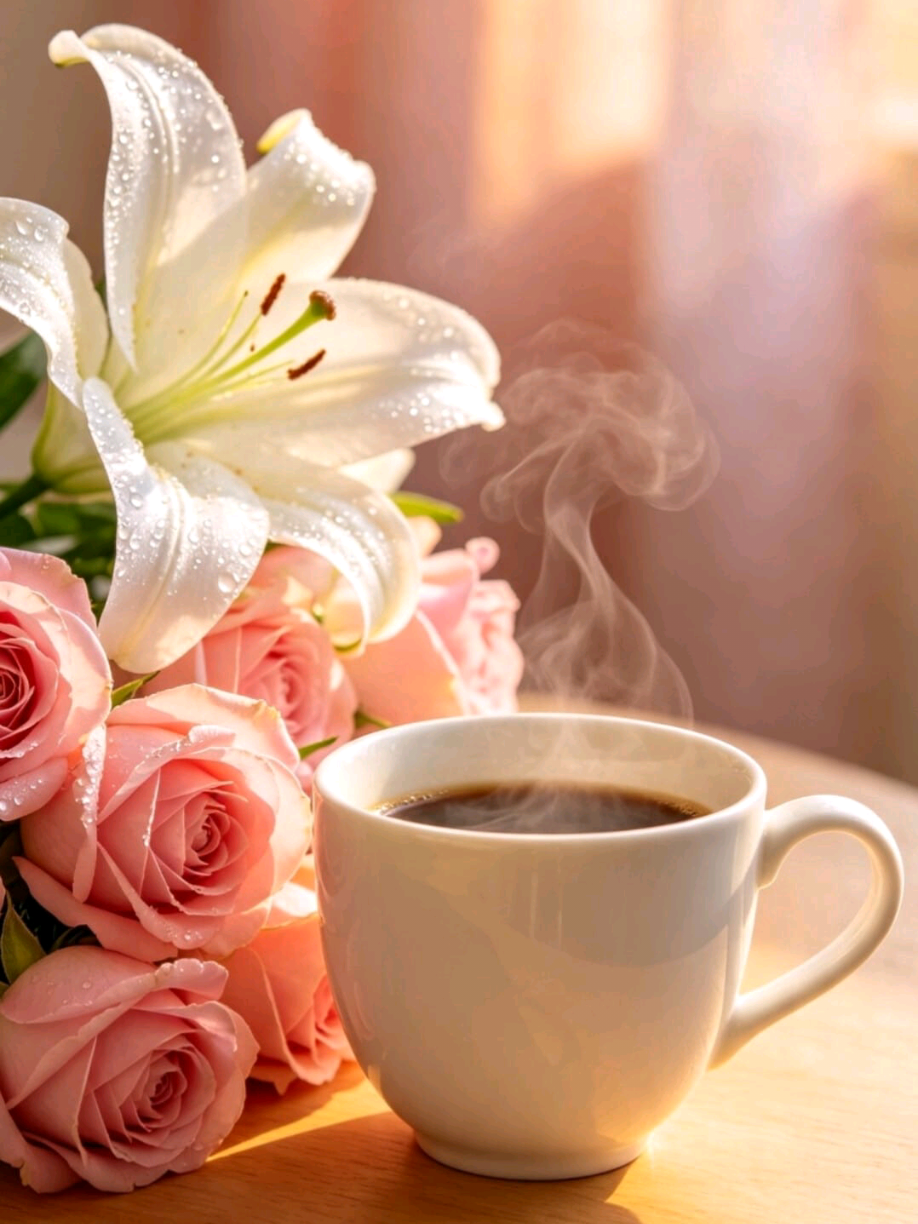 صباح الخير صباح الورد 🌞  #صباح_الخير 🥰☕💋😘  #صباح_الورد 🌸💕🌺🌹  #صباحكم_أحلى_صباح 💯  #يسعدلي_صباحكم ♥️❤️  #يسعدلي__اوقاتڪۘم 💓💞