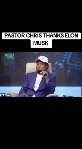 PASTOR CHRIS THANKS ELON MUSK 
